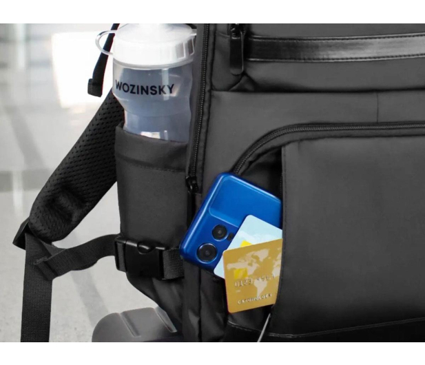 Wozinsky Plecak z  kieszenią na laptopa podróżny 40x20x25 cm do luku - 1524579 - zdjęcie 5